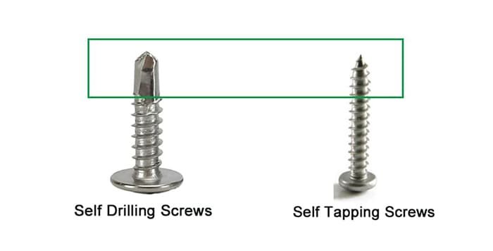 Self-Drilling vs. Self-Tapping Screws