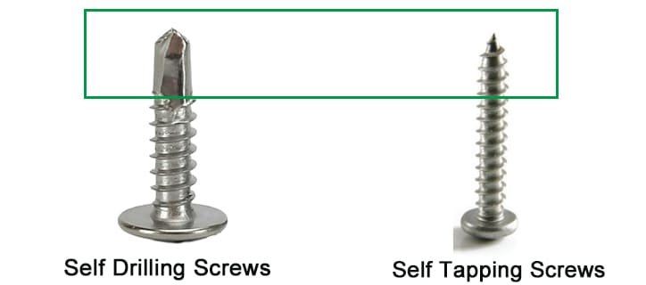 Self-Drilling vs. Self-Tapping Screws