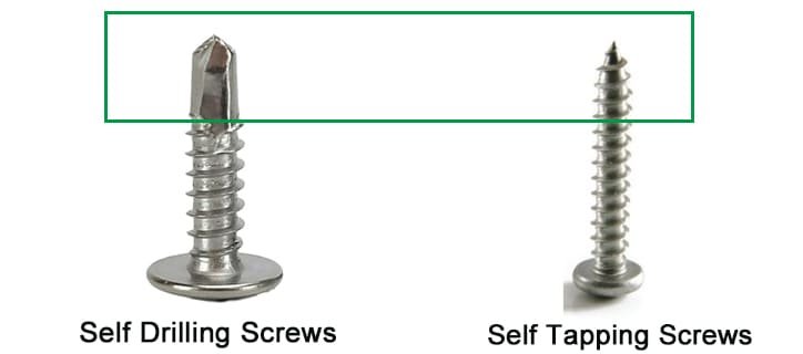 Self-Drilling Screws and Self-Tapping Screws