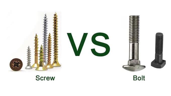 bolt vs screw