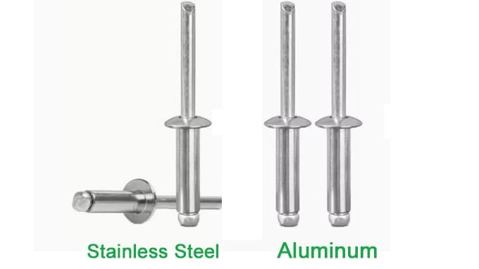 Aluminum vs. Stainless Pop Rivets Strength