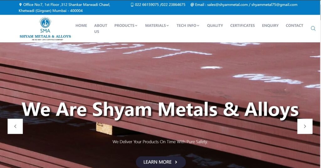 Shyam Metals & Alloys