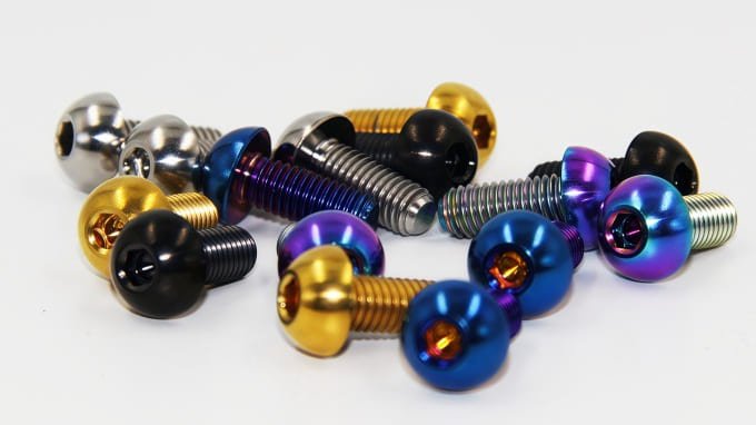 Titanium screw