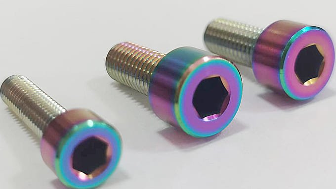 Titanium screw