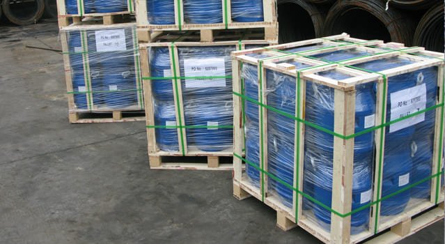 Steel Drum + Pallet Packaging Protect