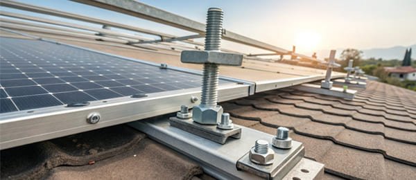 Solar Panel Mounting System with Stainless Steel Fasteners