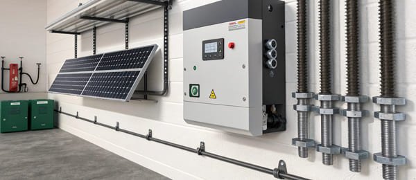 Heavy-Duty Screws and Bolts for Inverter and Battery Bank Mounted with Heavy-Duty Fasteners