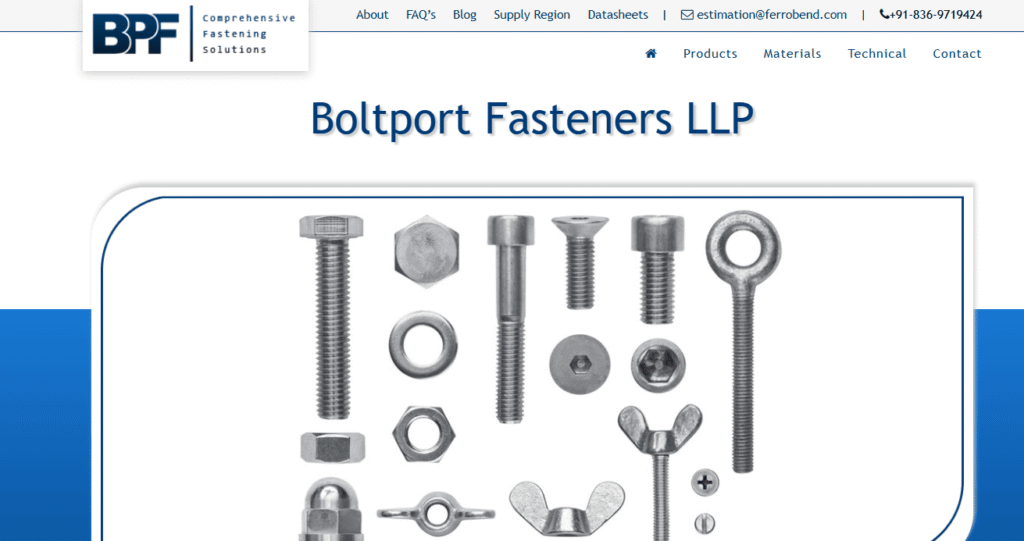 Boltport Fasteners