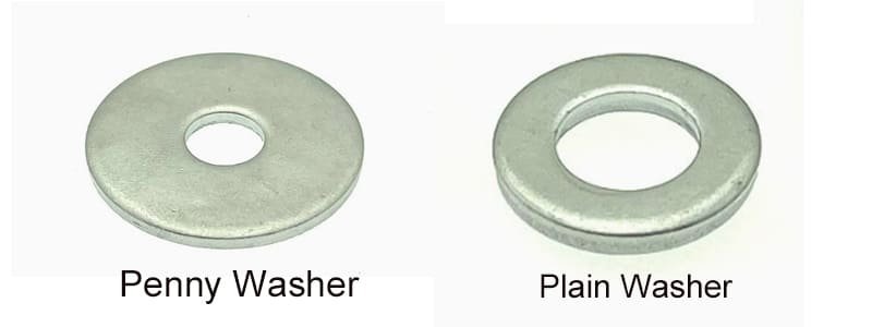 Penny Washer vs. a Plain Washer