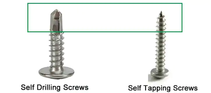 Self-Drilling vs. Self-Tapping Screws