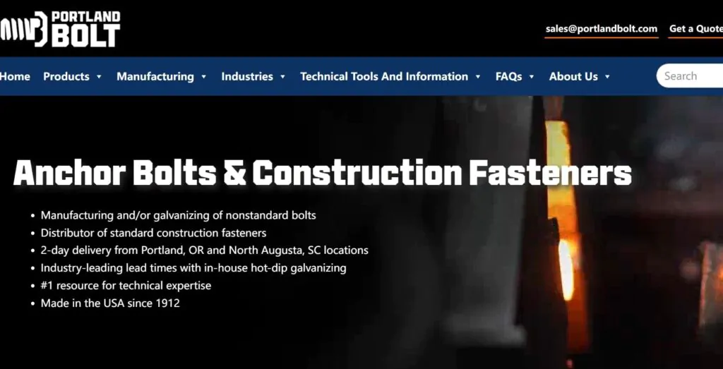 Portland Bolt & Manufacturing Company, Inc.