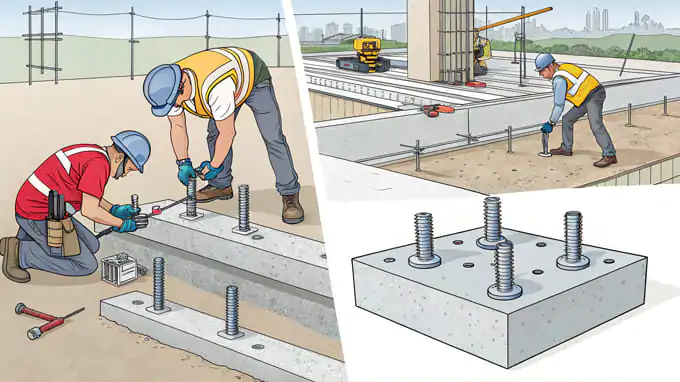 Install Foundation Bolts Install Foundation Bolts